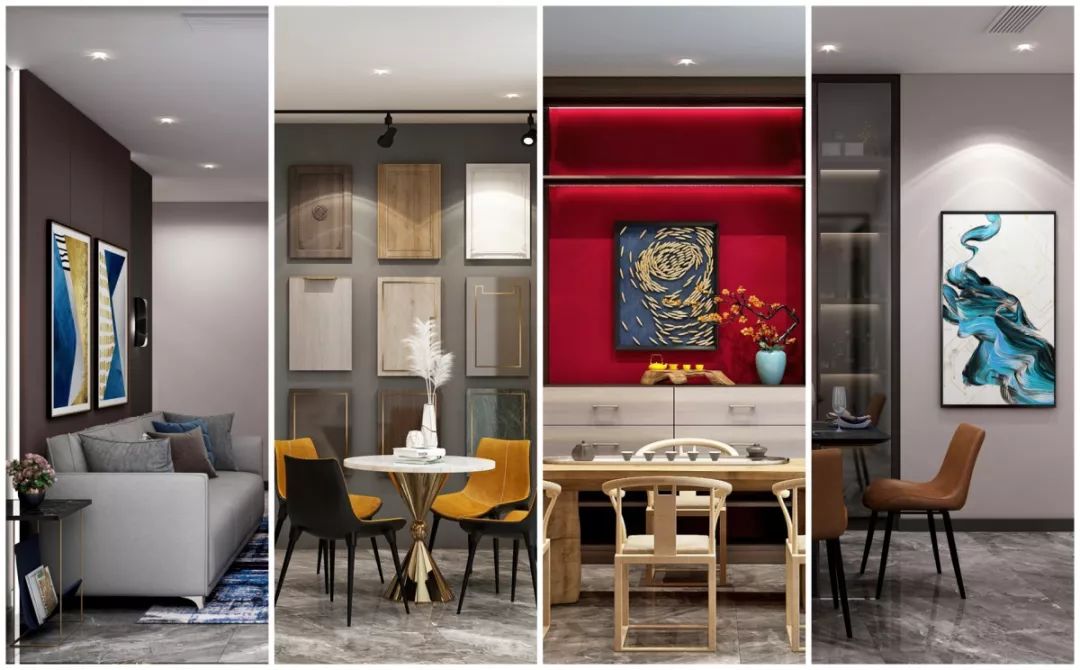 華洲木業(yè)︱贛州代理商85㎡ 復(fù)式展廳空間展示設(shè)計方案(圖2)