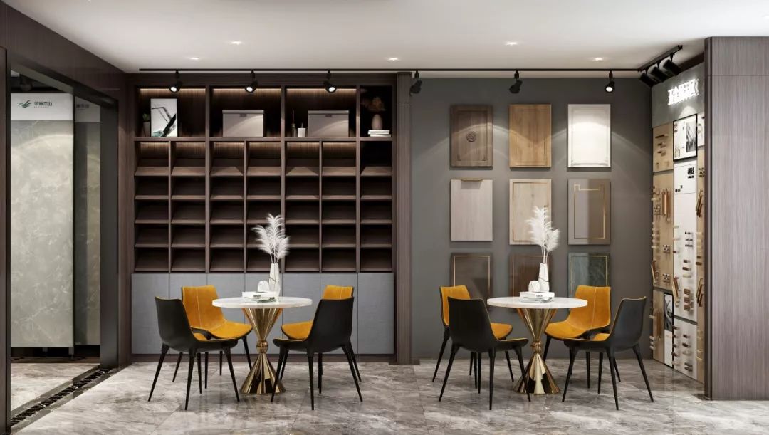 華洲木業(yè)︱贛州代理商85㎡ 復(fù)式展廳空間展示設(shè)計方案(圖7)