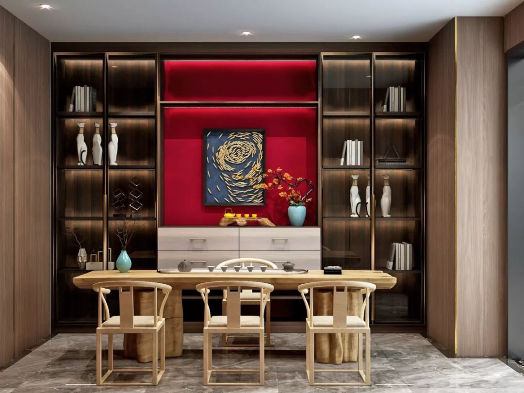 華洲木業(yè)︱贛州代理商85㎡ 復(fù)式展廳空間展示設(shè)計方案(圖10)