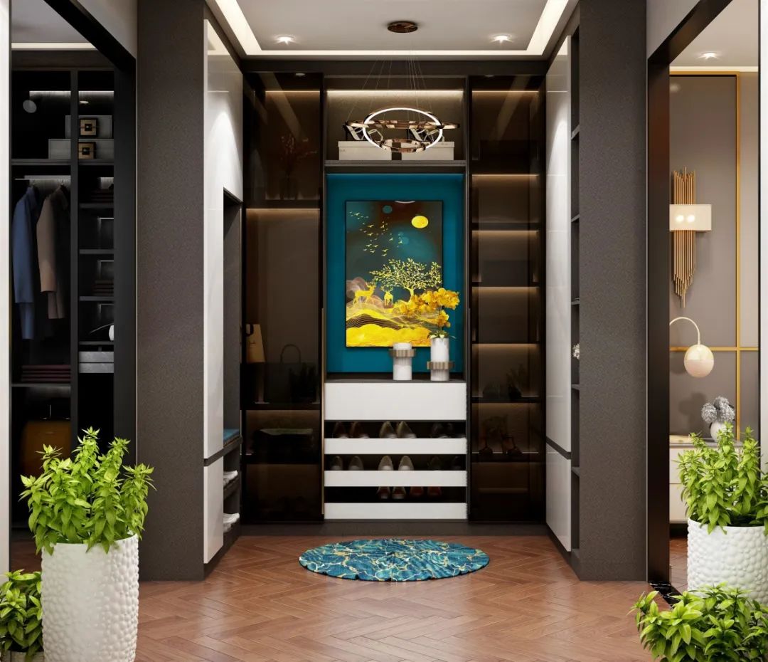 華洲木業(yè)︱贛州代理商85㎡ 復(fù)式展廳空間展示設(shè)計方案(圖19)