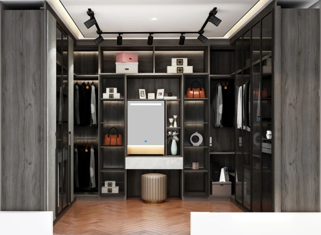 華洲木業(yè)︱贛州代理商85㎡ 復(fù)式展廳空間展示設(shè)計方案(圖21)