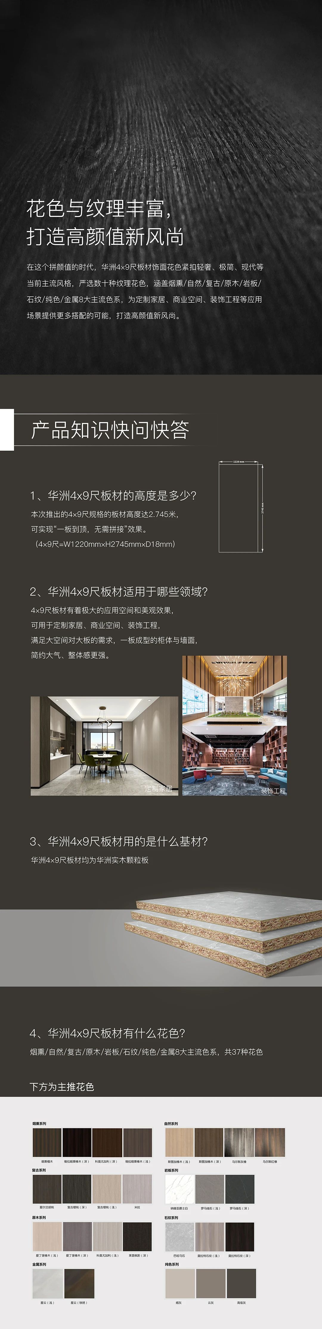 新品發(fā)布  華洲Max+板材系列，享受一板到頂?shù)耐昝?圖4)