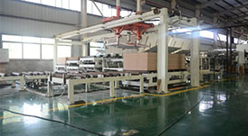 “素板美容院”，華洲又一條飾面板生產(chǎn)線投產(chǎn)了！