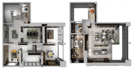 華洲木業(yè)︱廣東佛山戰(zhàn)略合作商 260㎡ 復(fù)式展廳空間設(shè)計(jì)案例