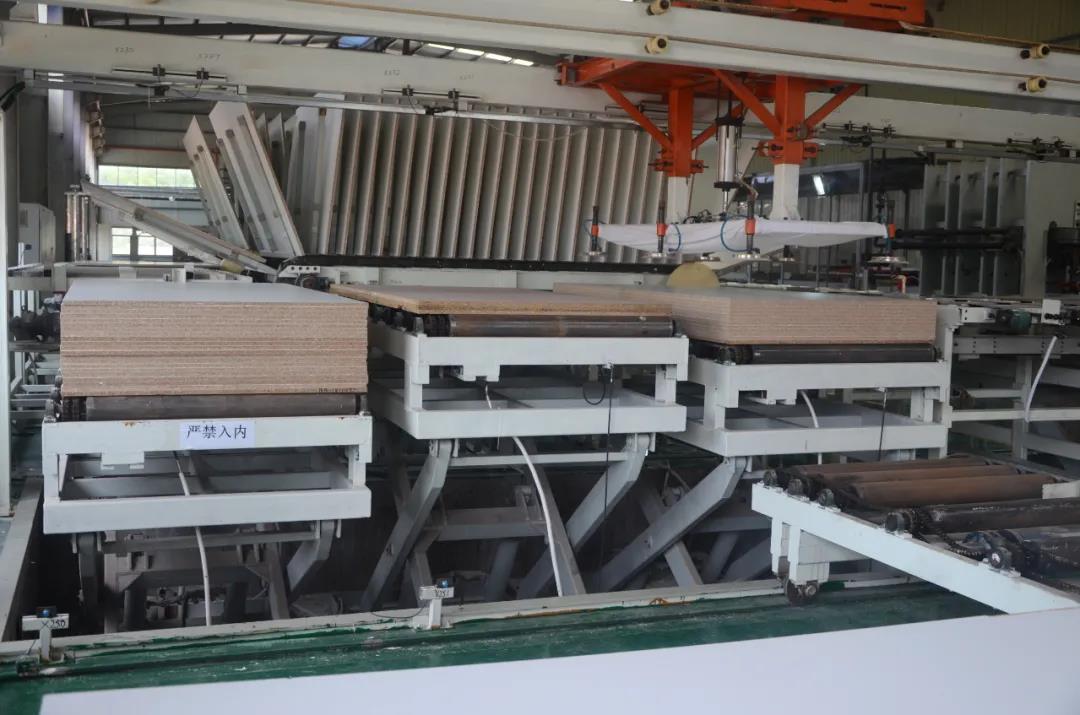 “素板美容院”，華洲又一條飾面板生產(chǎn)線投產(chǎn)了！(圖9)