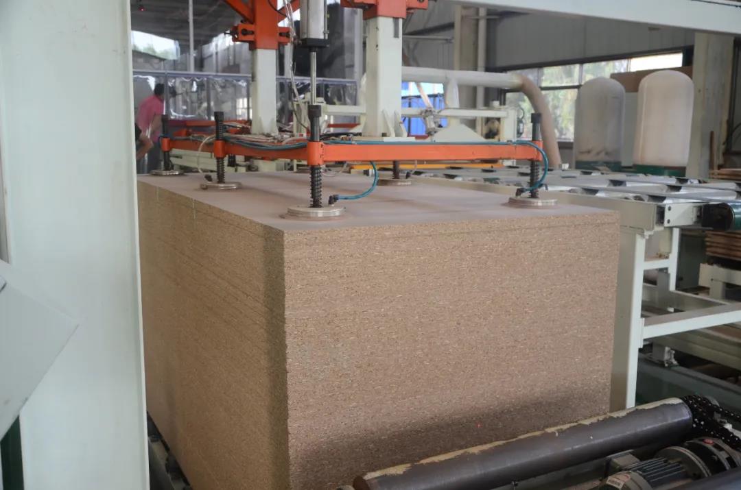 “素板美容院”，華洲又一條飾面板生產(chǎn)線投產(chǎn)了！(圖3)