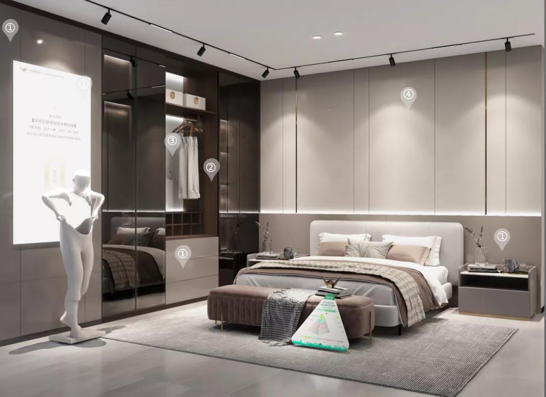 華洲木業(yè)︱江西南昌戰(zhàn)略合作商 105㎡ 展廳空間設(shè)計(jì)案例(圖2)