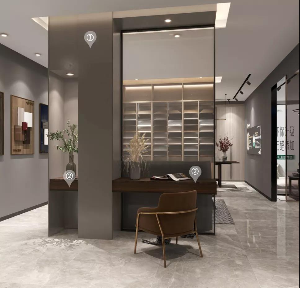 華洲木業(yè)︱廣東增城戰(zhàn)略合作商 205㎡ 展廳空間設計案例(圖7)