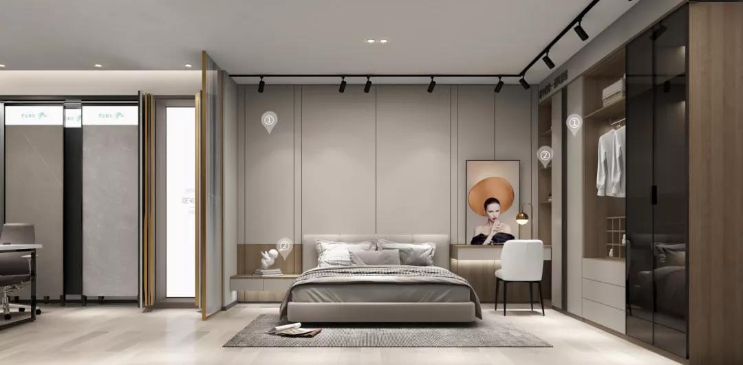 華洲木業(yè)︱陜西西安戰(zhàn)略合作商95㎡展廳空間設計案例(圖3) 華洲木業(yè)︱陜西西安戰(zhàn)略合作商95㎡展廳空間設計案例(圖3)