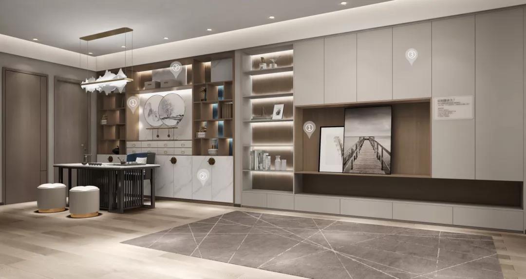 華洲木業(yè)︱陜西西安戰(zhàn)略合作商95㎡展廳空間設計案例(圖2) 華洲木業(yè)︱陜西西安戰(zhàn)略合作商95㎡展廳空間設計案例(圖2)