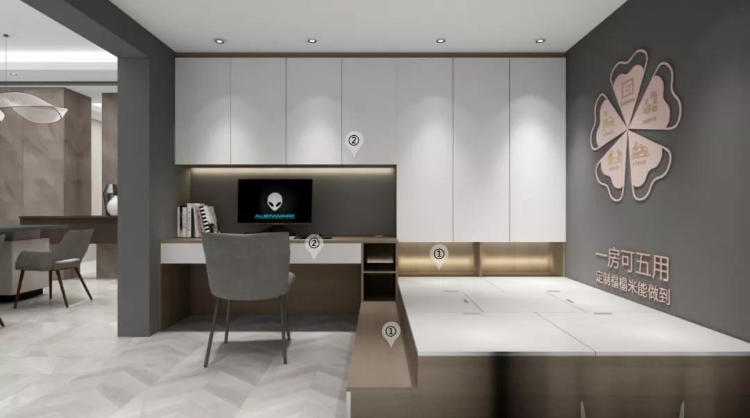 華洲木業(yè)︱江西萍鄉(xiāng)戰(zhàn)略合作商146㎡展廳空間設(shè)計(jì)案例(圖9) 華洲木業(yè)︱江西萍鄉(xiāng)戰(zhàn)略合作商146㎡展廳空間設(shè)計(jì)案例(圖9)