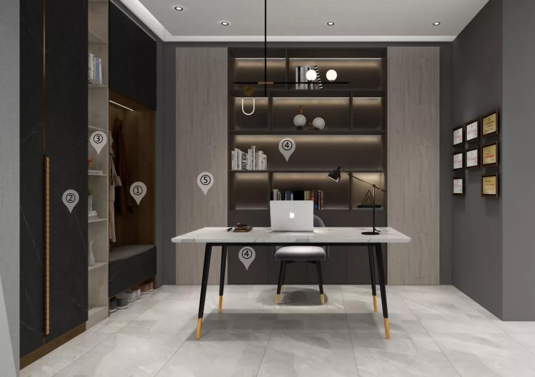 華洲木業(yè)︱江西萍鄉(xiāng)戰(zhàn)略合作商146㎡展廳空間設(shè)計(jì)案例(圖7) 華洲木業(yè)︱江西萍鄉(xiāng)戰(zhàn)略合作商146㎡展廳空間設(shè)計(jì)案例(圖7)